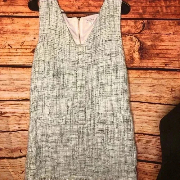 Womens Tweed Sleeveless dress - Picture 16 of 16